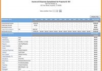 Business Daily Income And Expense Spreadsheet Free Laobingkaisuo Document Template