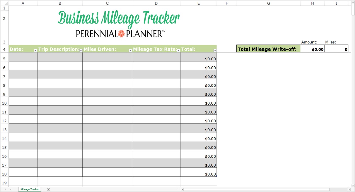 Business Mileage Tracker Tier Crewpulse Co Document