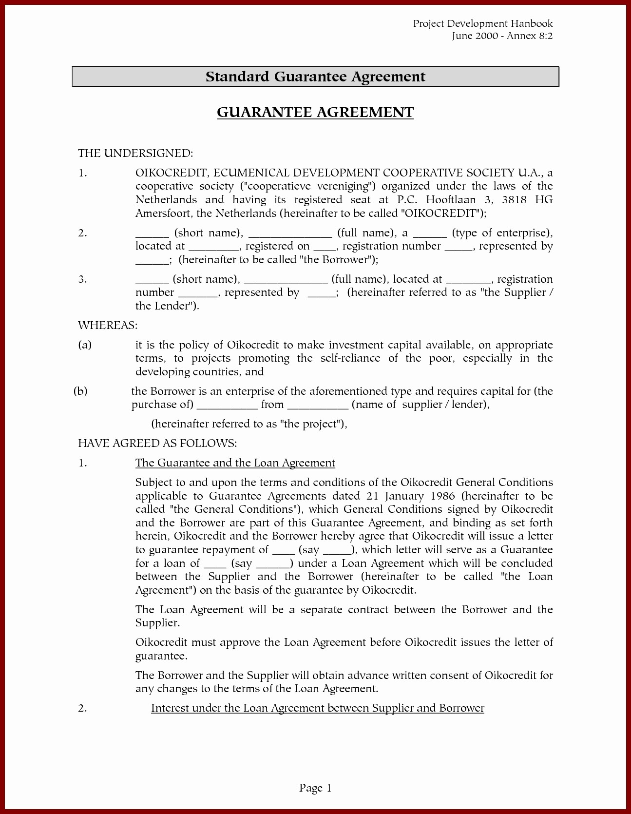 Business Ownership Contract Fresh Proof Letter