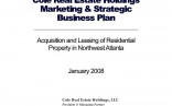 Business Plan Document Real Estate Investment Template