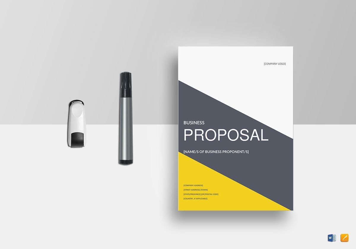 Business Proposal Template In Word Google Docs Apple Pages Document