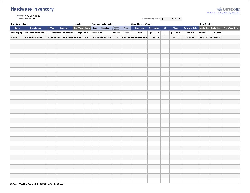 Business Templates Small Spreadsheets And Ms Document Inventory Sheets