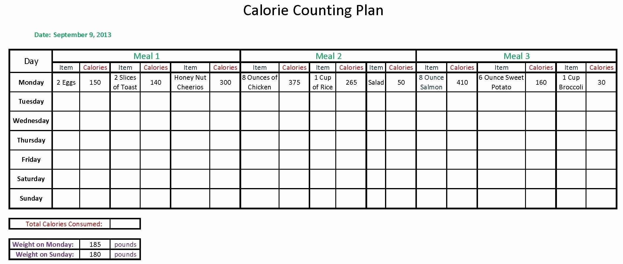 Calorie Tracker Spreadsheet Tier Crewpulse Co Document Hcg Counter