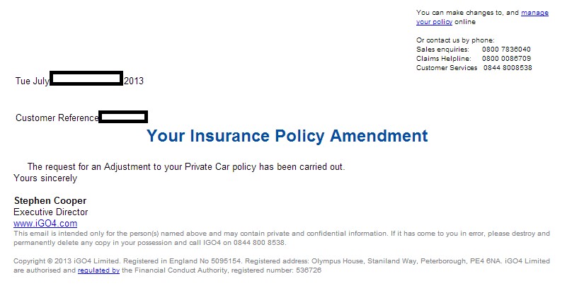 Car Insurance Policy Fake Number
