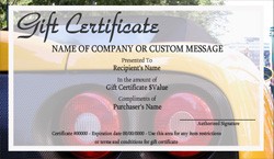 Car Wash Gift Certificate S Easy To Use Certificates Document Auto Detail
