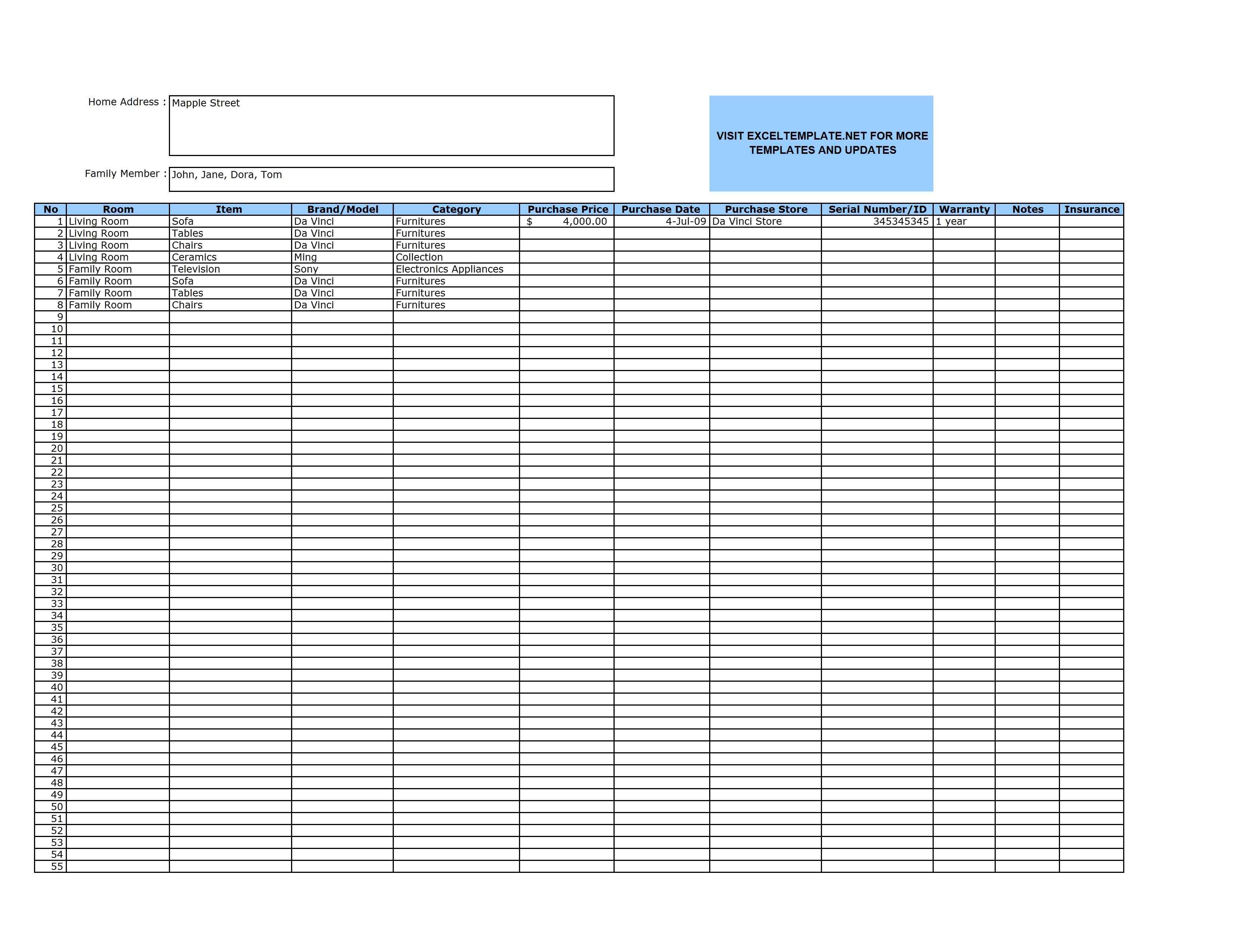 Cattle Inventory Spreadsheet On Excel Templates Open