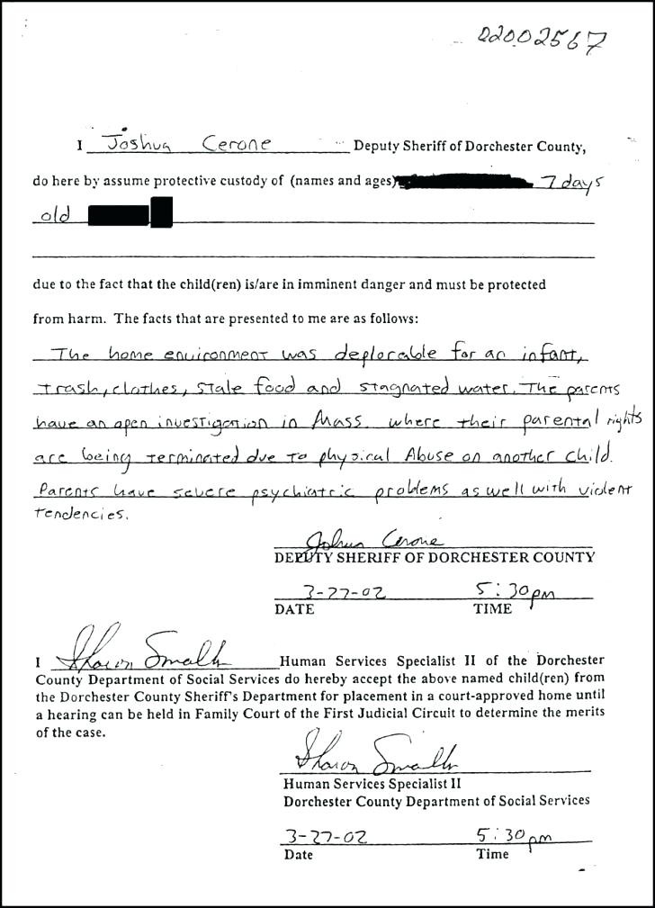 Child Support Agreement Between Parents Form Sample Document