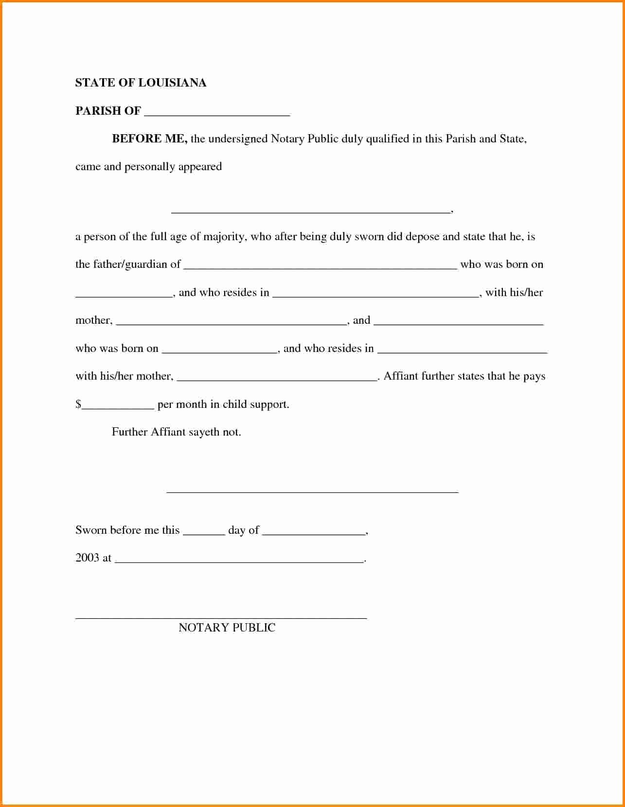 Child Support Letter Of Agreement Template Reference Sample Document Contract