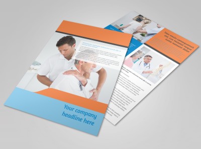 Chiropractic Clinic Flyer Template MyCreativeShop Document