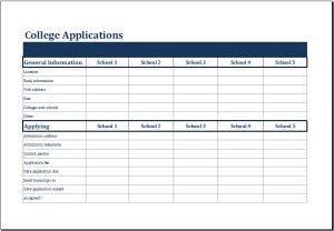 College Comparison Sheet DOWNLOAD At Http Www Doxhub Org Worksheet Document Template