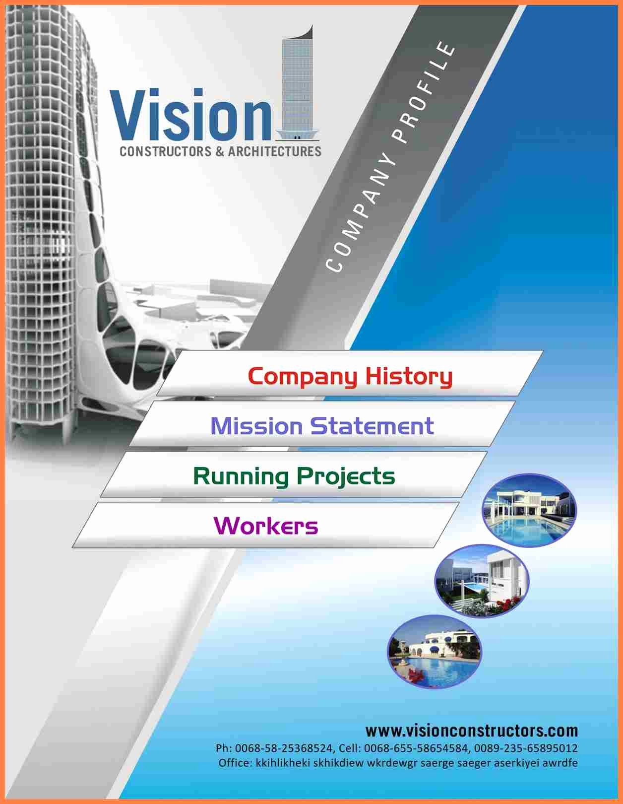 Company Profile Sample Design Awesome 7 Pany Document