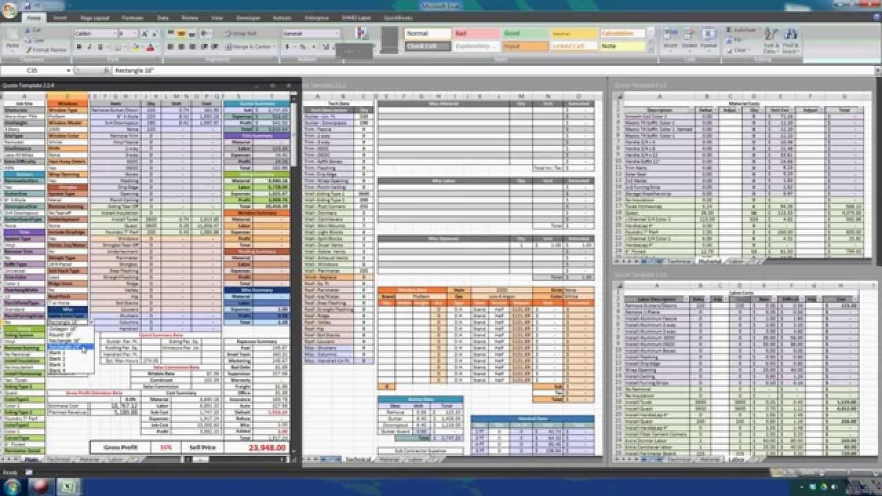 Construction Estimating With Excel YouTube Document Cost Estimation