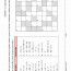 Contents Of A Spreadsheet Crossword New Document