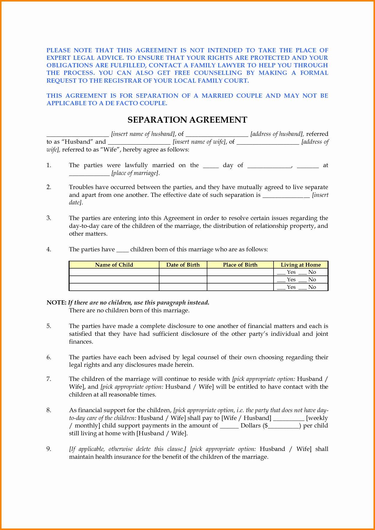 Contract For 18 Year Old Living At Home New Agreement Document