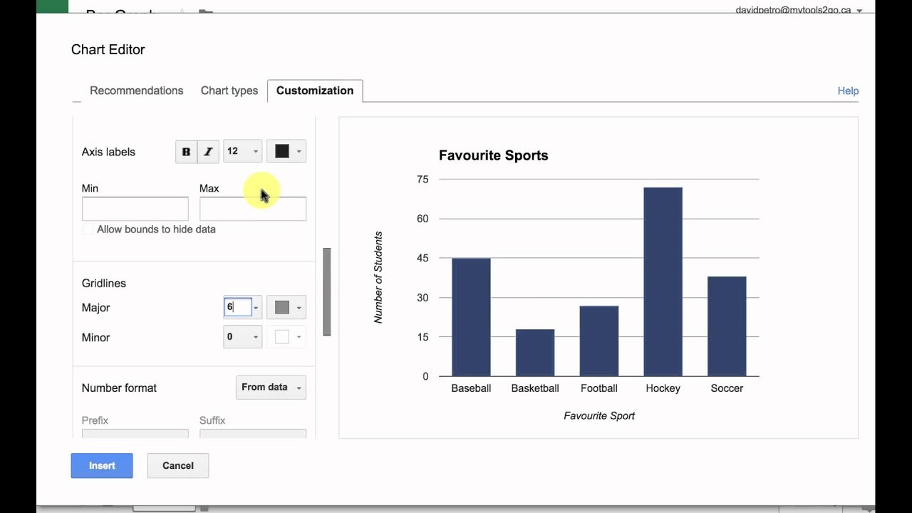 Create A Bar Graph With Google Sheets YouTube