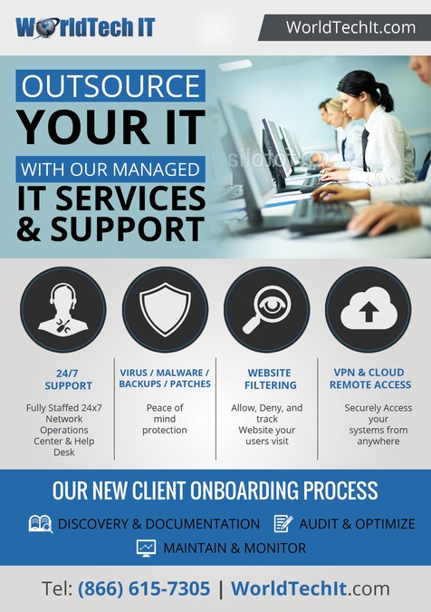 Create A Lead Generating Flyer Postcard For Managed IT Services Document