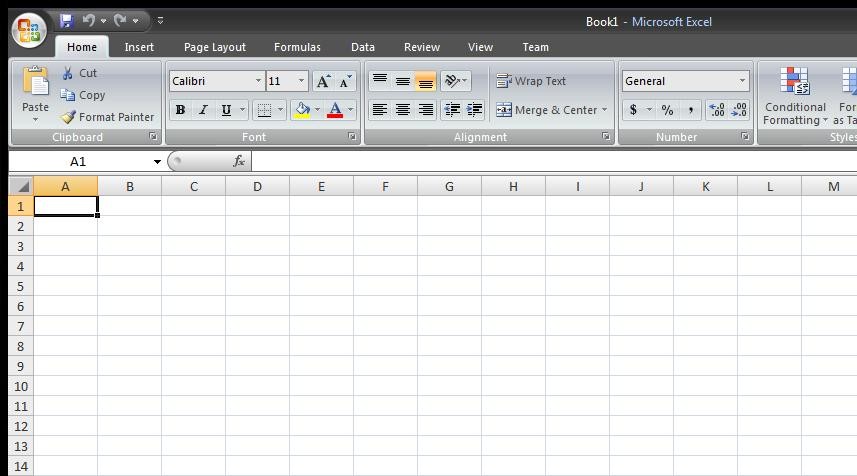 Creating A Spreadsheet From Template In Microsoft Excel 2007 MS Document Advanced