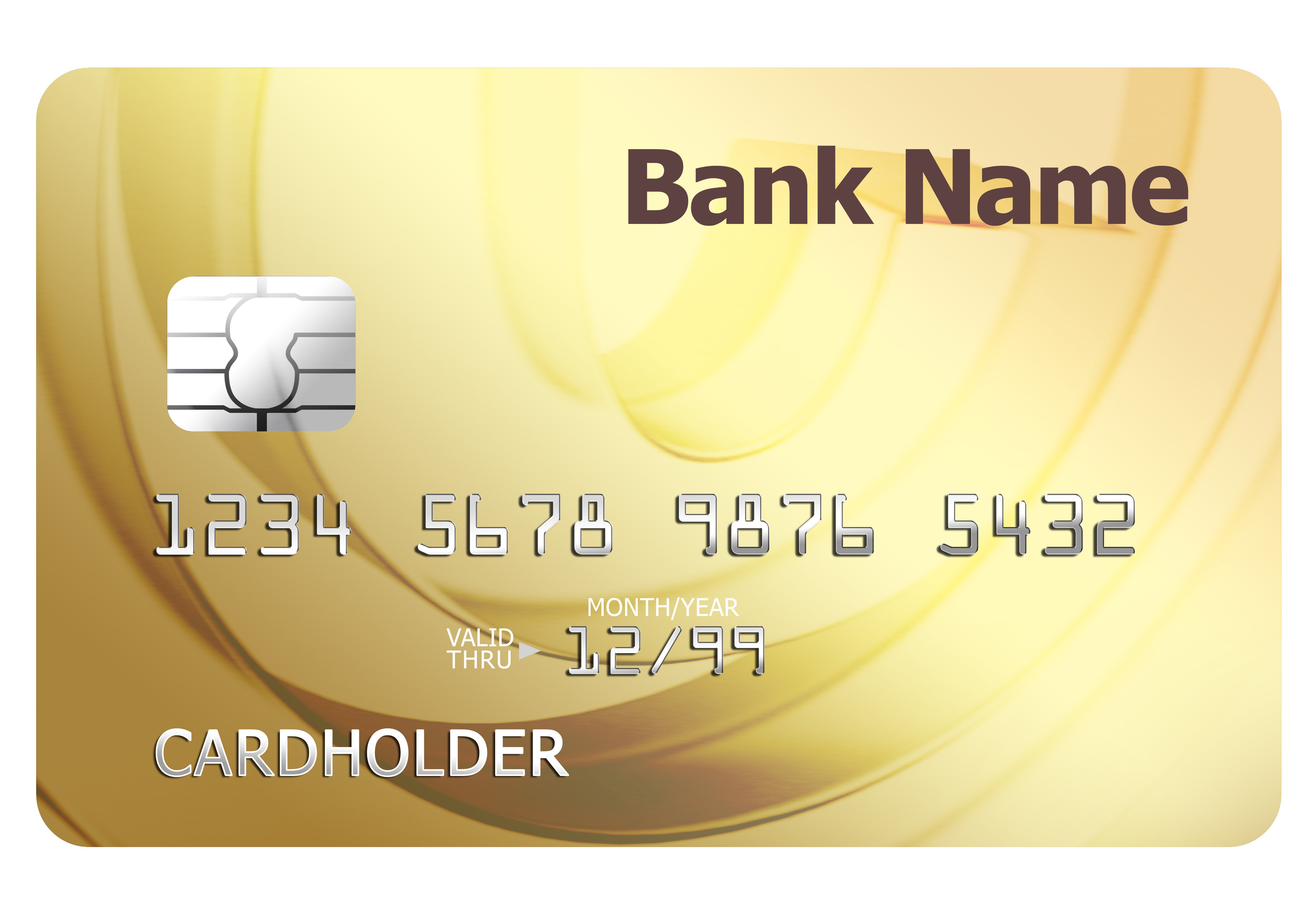 Credit Card Template PSDGraphics Document Fake