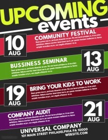 Customize 24 700 Event Flyer Templates PosterMyWall Document Sample