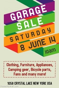 Customize 490 Garage Sale Flyer Templates PosterMyWall Document Advertising Sample