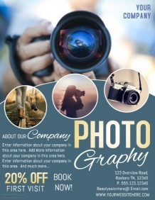 Customize 600 Photography Poster Templates PosterMyWall Document Flyer Template