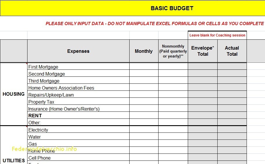 Dave Ramsey Budget Spreadsheet Excel Document Monthly Worksheet