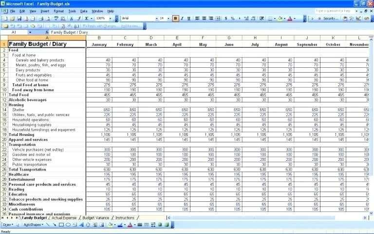 Dave Ramsey Budget Spreadsheet Excel Lovely Document