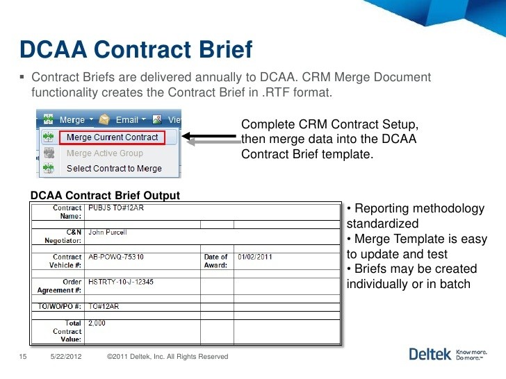 Dcaa Contract Brief Template Templates Resume Examples 80GZwb6A6x