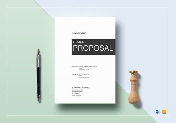 Design Proposal Templates 18 Free Sample Example Format Document Graphic Template