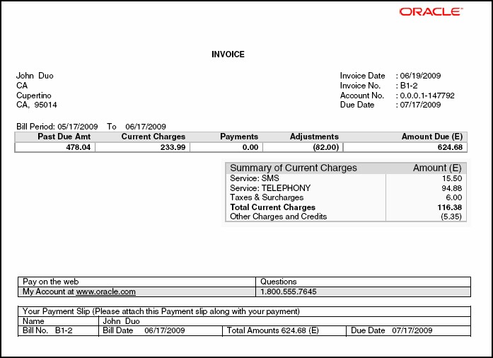Designing And Generating Invoices Document Late Payment Invoice Template