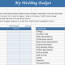 Destination Wedding Budget Spreadsheet My Templates Document Excel