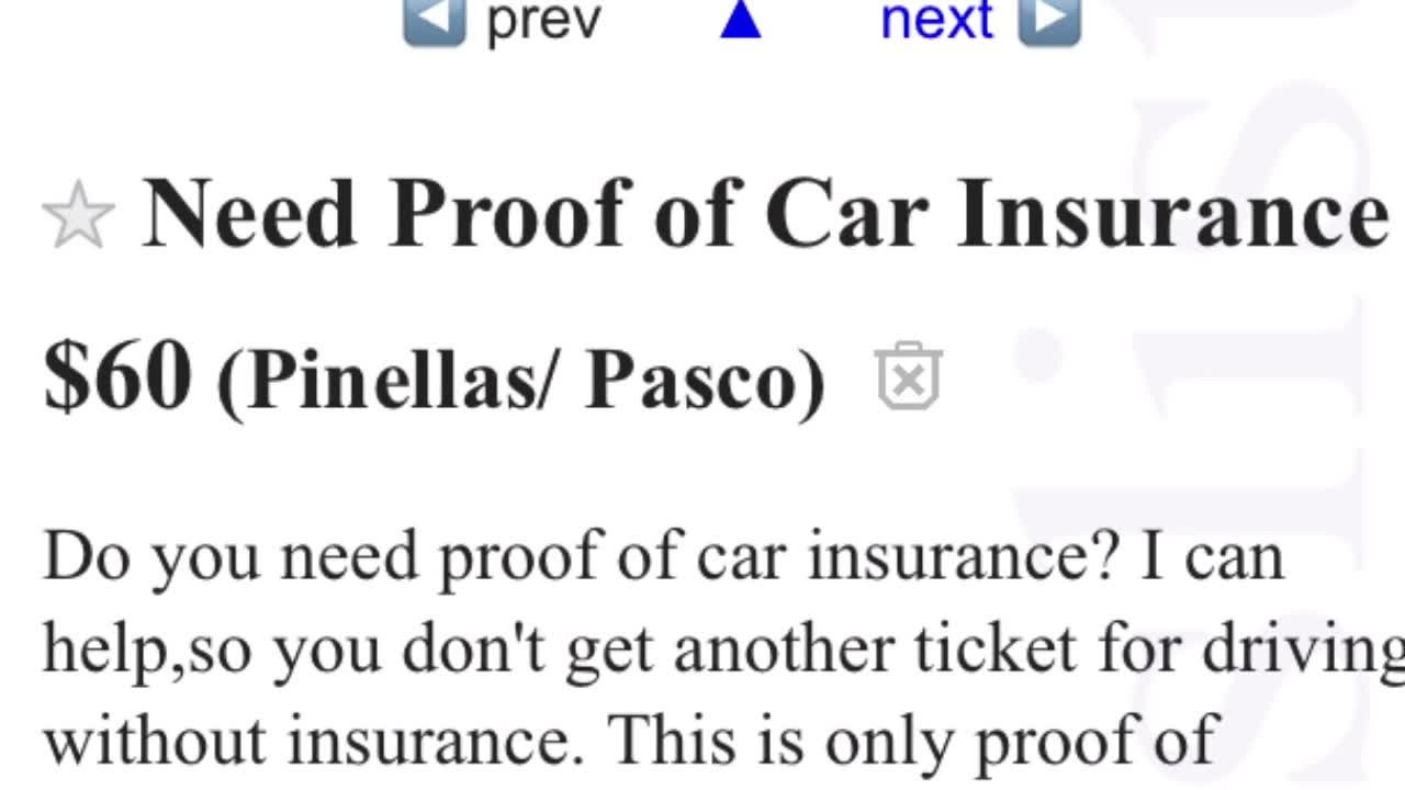 Digital Short Man Sells Fake Insurance Cards YouTube Document Proof Of Auto