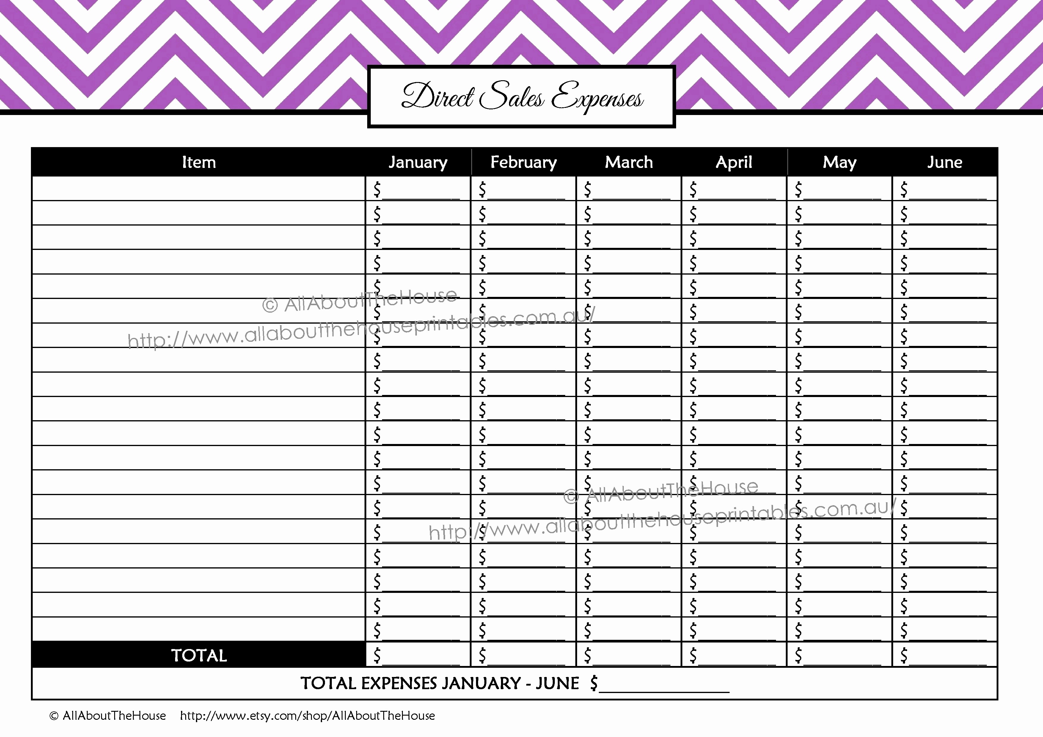 Direct Sales Expense Spreadsheet Elegant Personal In E And Document
