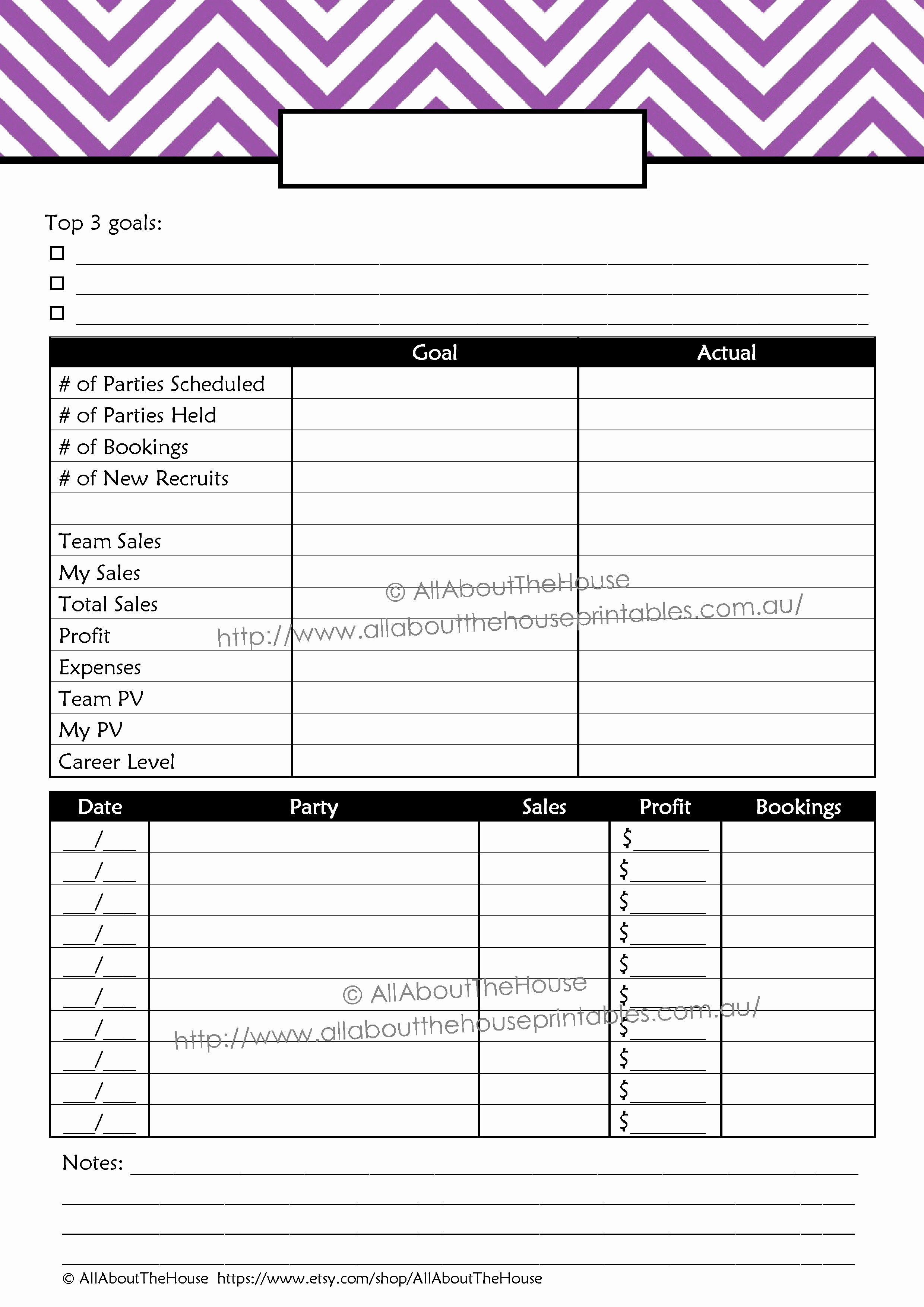 Direct Sales Tracking Sheets Luxury Goal Spreadsheet