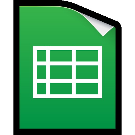 Docs Google Spreadsheet Xls Icon Document