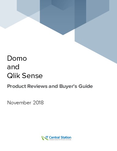Domo Vs Qlik Sense Comparison UPDATED 2018 IT Central Station Document