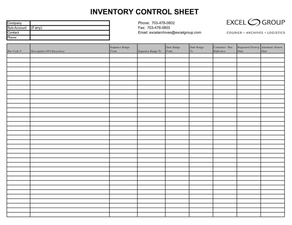Download Computer Inventory Templates In Excel Template Document