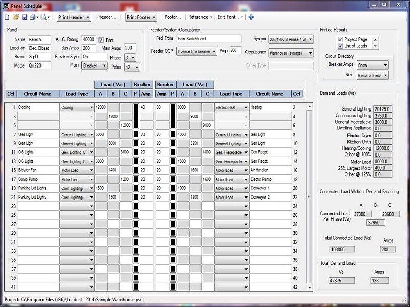 Download Electrical Load Calculations Formula Software Document Calculation