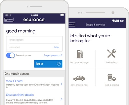 Download The Esurance Mobile App Document Insurance Phone Number