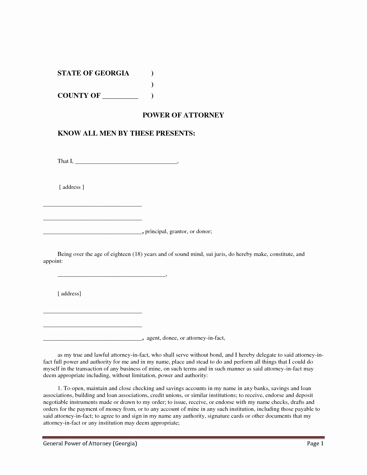 Durable Power Of Attorney Form Oklahoma Awesome General Document