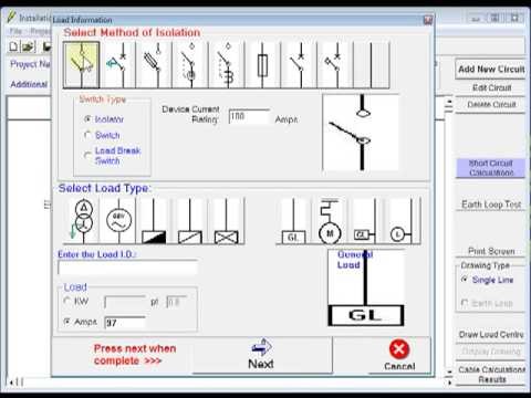 Electrical Design Software Installation Simulation YouTube Document Load Calculation Free