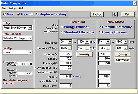 Electrical Energy Efficiency Part I Creating A Motor Inventory Document Load Calculation Software Free