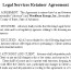 Example Document For Legal Services Retainer Agreement Template