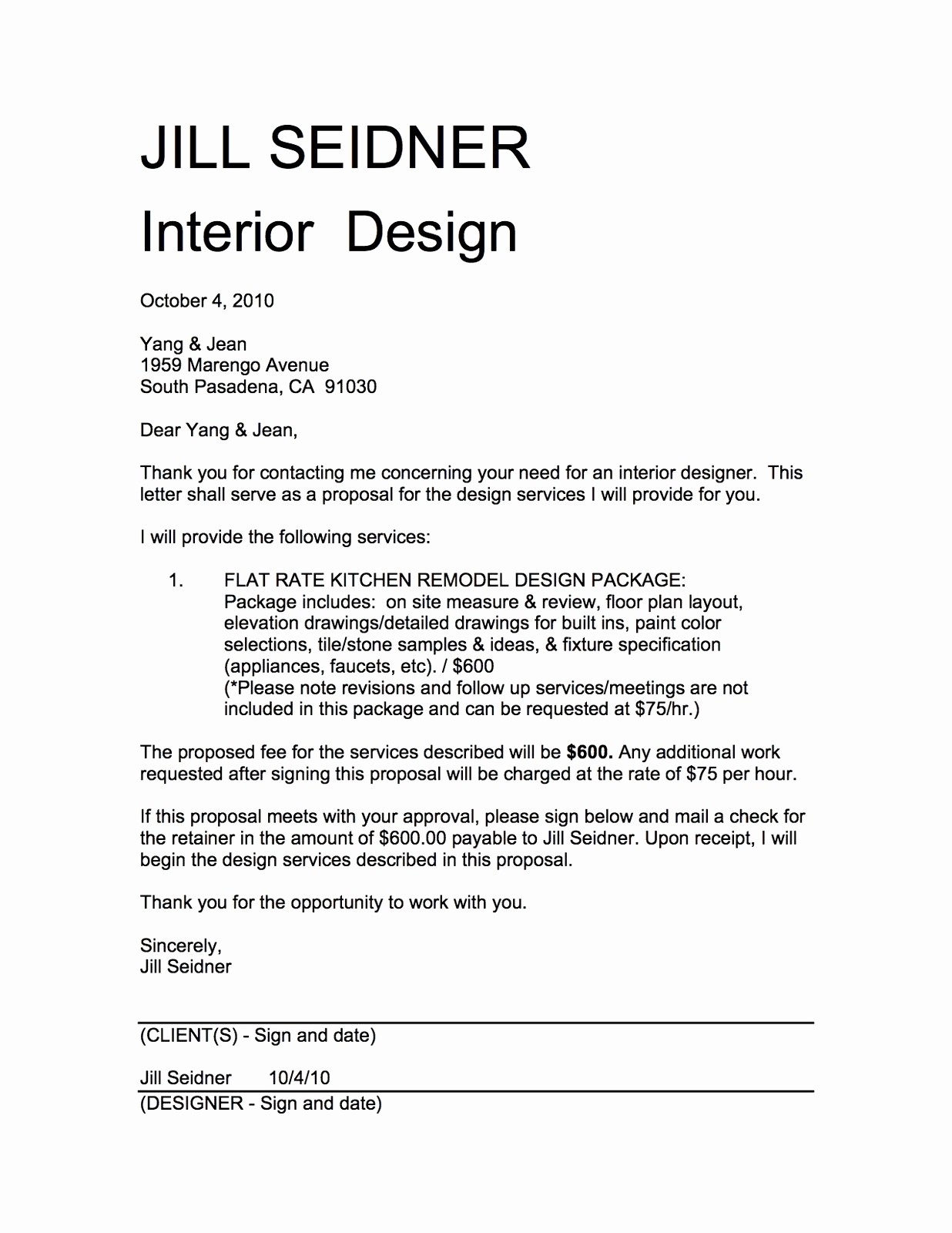 Example Letter Of Agreement Fresh Interior Document