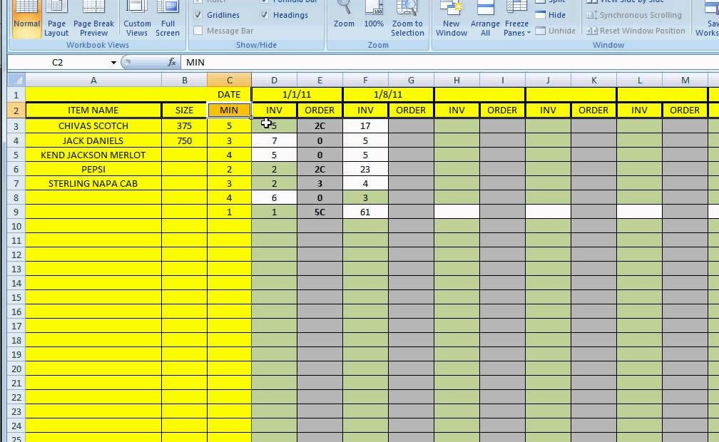 Excel For Inventory Control Tier Crewpulse Co Document Stock