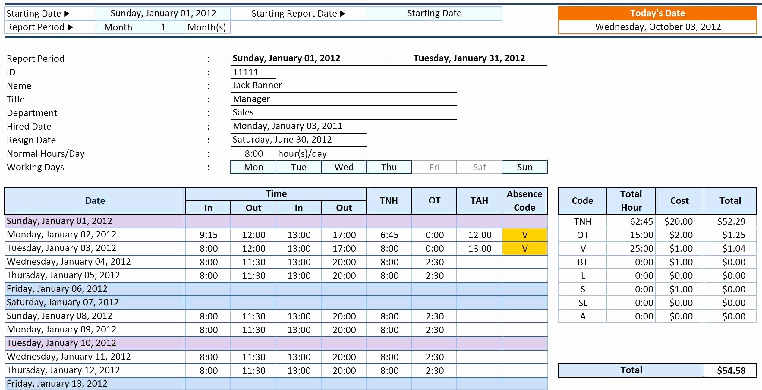 Excel Formula To Calculate Vacation Accrual Beautiful Document
