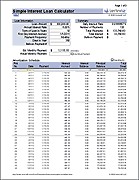 Excel Loan Amortization Table Spreadsheet Schedule Calculator Document Auto Template