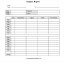 Expense Report Weekly Template Document Business For Taxes