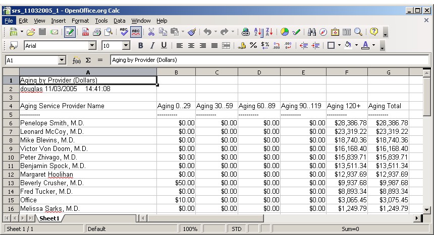 Export SRS Results To A Spreadsheet PCC Learn Document In Program