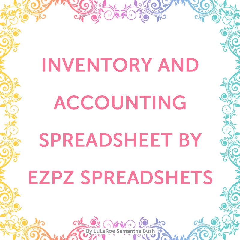 EZPZ Spreadsheets Inventory And Accounting Tech Document Ezpz Spreadsheet